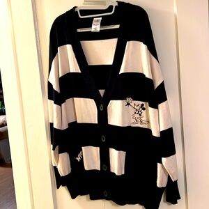 Walt Disney World Minnie Campus Cardigan 1X Sweater